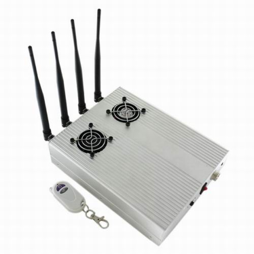 block signal jammer kill animal - New Style High Power Desktop Cell Phone Jammer - CDMA/3G/GSM Blocker with 2 Cooler Fans