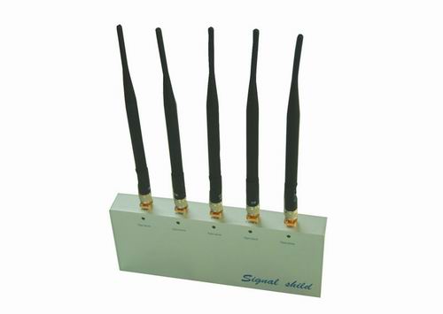 x10 signal blocker jammer - Mobile Phone Jammer with Remote Control and 5 Antenna