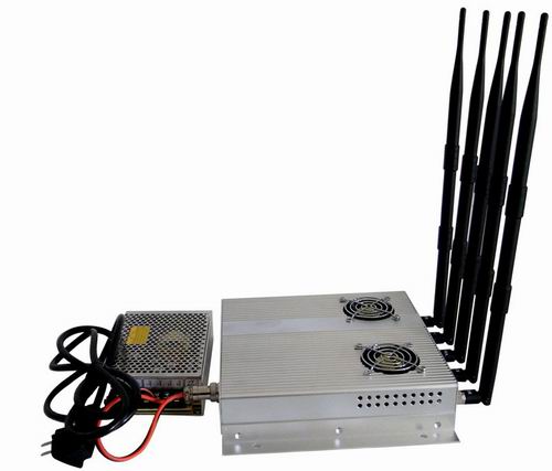 signal jamming theory research - 5 Antenna 25W High Power 3G Cell phone Jammer with Outer Detachable Power Supply