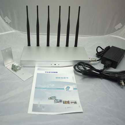signal blocker handy foods - Desktop 6 Bands Cell Phone Signal UHF VHF Jammer