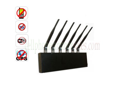 gsm gps signal jammer wholesale - Multifunctional Jamming Device - 6 Antenna WI-Fi GPS Cell Phone Jammer for World Wide Usage